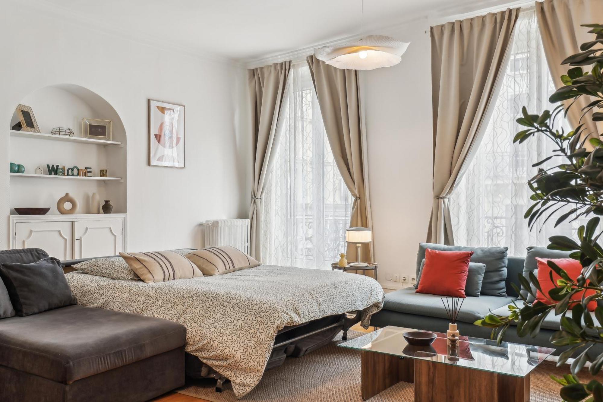 Charming 1 Bedroom 4 Persons - Opera Bourse París